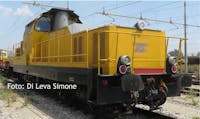 Piko 52955 FS locomotiva diesel D.145 livrea giallo/grigio, ep.VI
