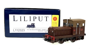 Liliput 112323 FS locomotiva diesel da manovra Badoni 150 002, ep.III - con decoder DCC Sound Zimo