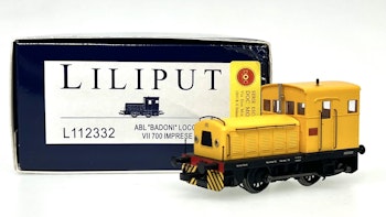 Liliput 112332 ABL Badoni Locomotiva diesel da imprese private, livrea giallo - con decoder DCC