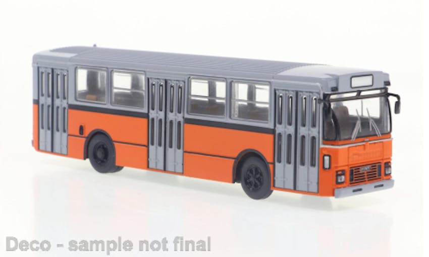 Brekina 59951 Autobus Fiat 418 AL, grigio/arancione, 1972