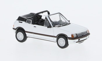 Brekina PCX870501 Peugeot 205 Cabriolet, bianco, 1986
