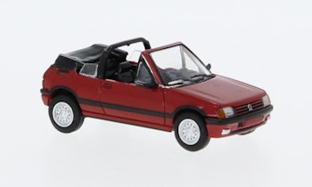 Brekina PCX870502 Peugeot 205 Cabriolet, rosso, 1986
