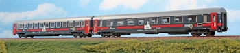 Acme 55274 FS - Set ''Intercity Notte'' in livrea attuale di Trenitalia, formato da una carrozza UIC-Z ''Basic'' e da una carrozza GC ''Basic'', ep.VI