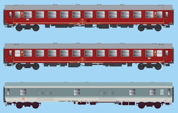 Acme 55246 DB set 3 carrozze '' Attika Express'', ep.V