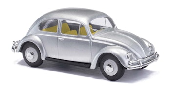 Busch 52999 Maggiolino VW con finestrino ovale, Versione Export argento metallizzato