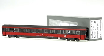 Rail Top-Modell 32211 OBB carrozza di 2 cl, Eurocity Tipo Bmz livrea grigio/rosso ep.V