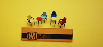 RM Romana Modelli 50151 Sedie e Tavolini da Bar - Scala H0