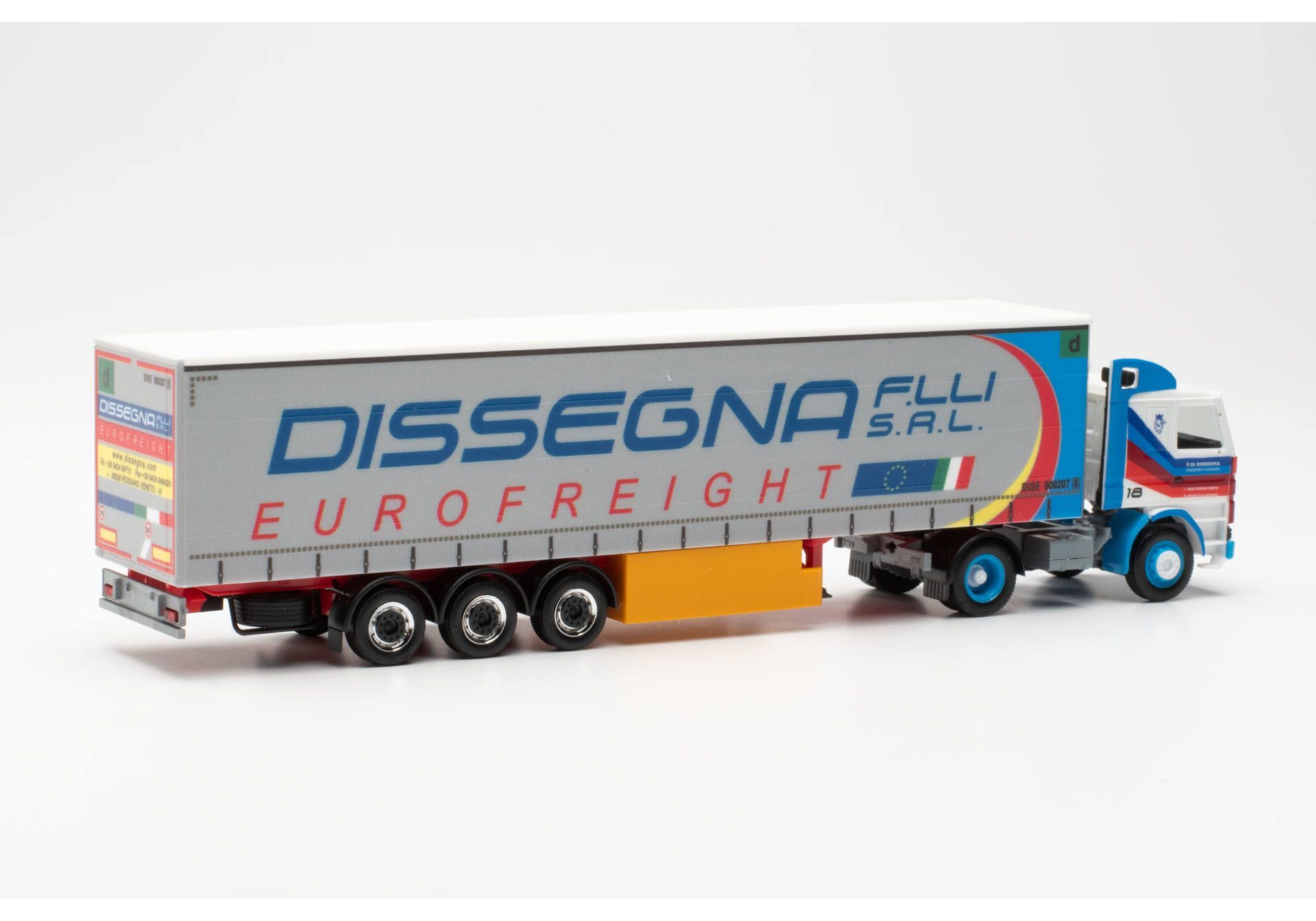 ATTREZZATURA HERPA Z telaio 4 assi Volvo trattore per carichi pesanti