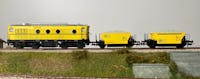 Os.kar 4356 FS set di due carri serie VFcc, livrea giallo impresa ''Valsecchi'' livrea gialla e nera, ep.V