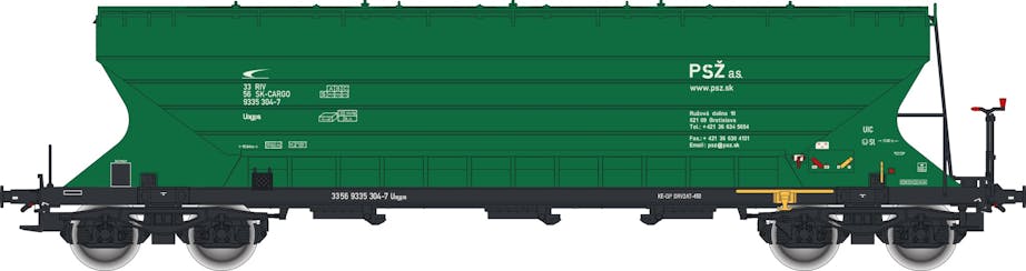 Albert Modell 933050 SK-CARGO Carro tramoggia Uagps, verde, ep. VI