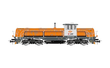Rivarossi HR2923S Dinazzano Po / TPER, locomotiva diesel Effishunter 1000, arancione/grigio chiaro, ep. VI - DCC Sound
