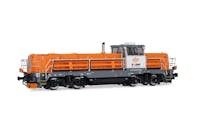 Rivarossi HR2923S Dinazzano Po / TPER, locomotiva diesel Effishunter 1000, arancione/grigio chiaro, ep. VI - DCC Sound