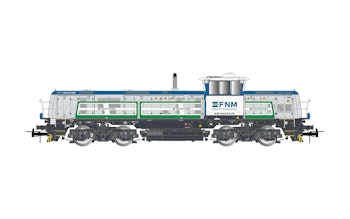 Rivarossi HR2924 FNM / Trenord, locomotiva diesel Effishunter 1000, grigio/blu/verde, ep. VI