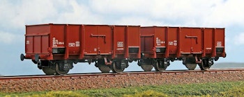 Acme 45182 FS set di due carri merci FS Tipo Ekklm con fondo di carico in metallo per carichi vari, ep.V