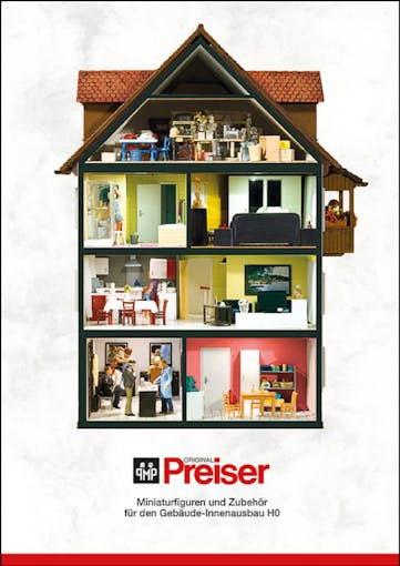 Preiser 93075 Brochure personaggi e accessori per l'arredamento d'interni Scala H0