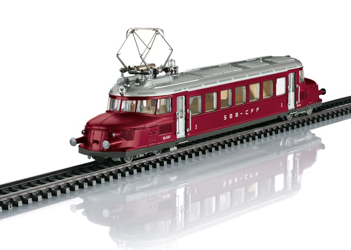 Trix 25860 SBB CFF automotrice elettrica veloce di classe RCe 2/4 '' Freccia Rossa'' / ''Roter Pfeil'' / ''Red Arrow'',ep.III - VI - DCC Sound