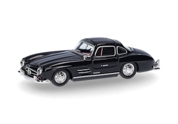 Herpa 421089 Mercedes-Benz 300 SL Ali di gabbiano, nera