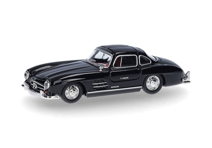 Herpa 421089 Mercedes-Benz 300 SL Ali di gabbiano, nera