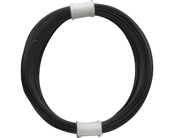 DONAU Elektronik 110-1 Cavo elettrico in rame 0,04 mm² / 10 m nero