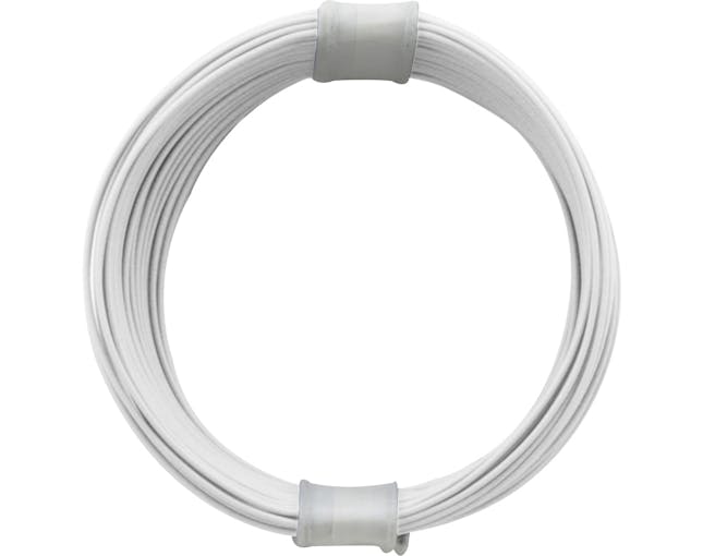 DONAU Elektronik 110-5 Cavo elettrico in rame 0,04 mm² / 10 m bianco