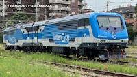 Vitrains 2280 FS Locomotiva elettrica E 464 173 Trenitalia nuova livrea Intercity, ep.VI