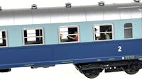 Rivarossi 3551 FS carrozza tipo Bz 45440 livrea Treno azzurro di 2cl. con 15 passeggeri seduti - Rivarossi made in Italy