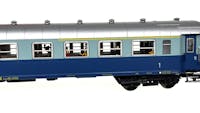 Rivarossi 3550 FS carrozza tipo ABz 64256 livrea Treno azzurro, mista di 1-2cl. con 16 passeggeri seduti - Rivarossi made in Italy