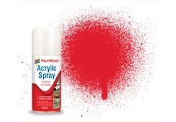 Humbrol AD6019 Spray 19 vernice acrilica rosso - spray 150 ml.