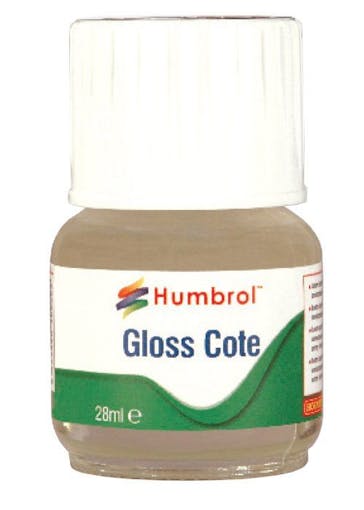 Humbrol AC5501 Glosscote flacone vernice trasparente protettiva lucida da 28 ml