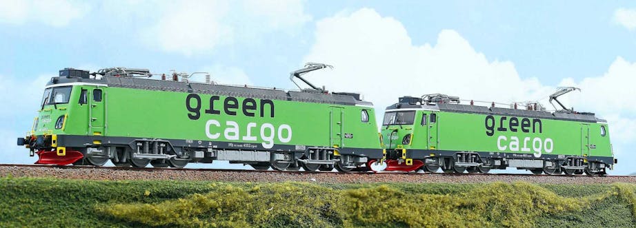 Acme 69209 MAV Coppia di locomotive elettriche Transmontana di terza serie, di cui una motorizzata e una folle, in servizio presso Green Cargo (Svezia), ep.VI _ DCC Sound