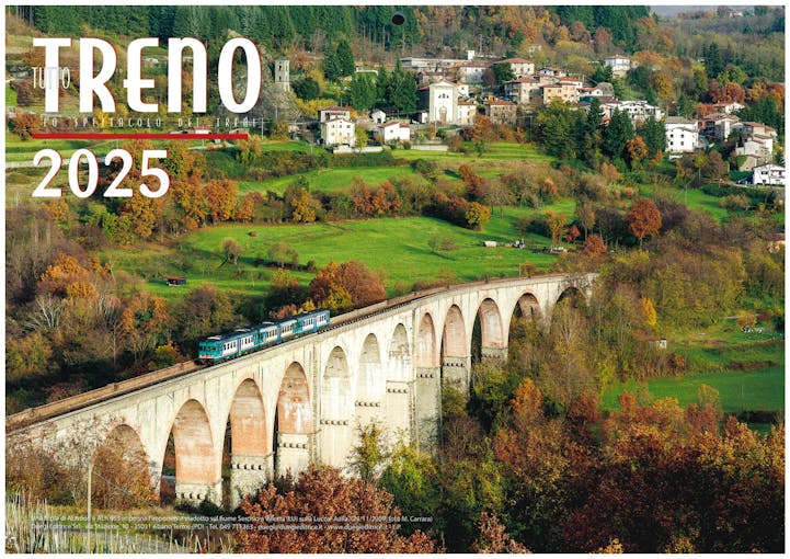 Duegi Editrice CALE2025 Calendario Tutto TRENO 2025