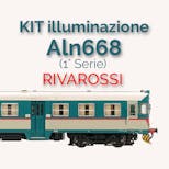 Almrose 02-21211/B KIT illuminazione per LIMA/Rivarossi® ALn668/663 - Motrice + Rimorchiata