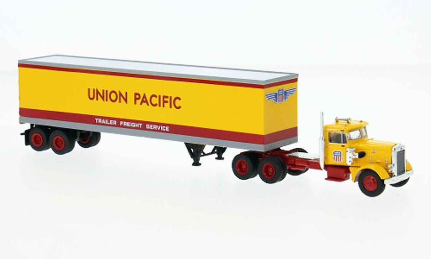 Brekina 85768 Autoarticolato con Peterbilt 281 Ko-SZ, 1955, Union Pacific, 1:87