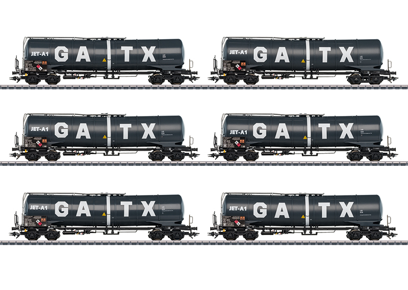 Marklin 47546 GATX Rail Germany GmbH set 6 carri cisterna a