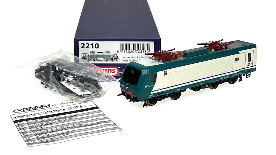 Vitrains 2210DS FS locomotiva elettrica E464 566 livrea XMPR ep. VI - DCC Sound