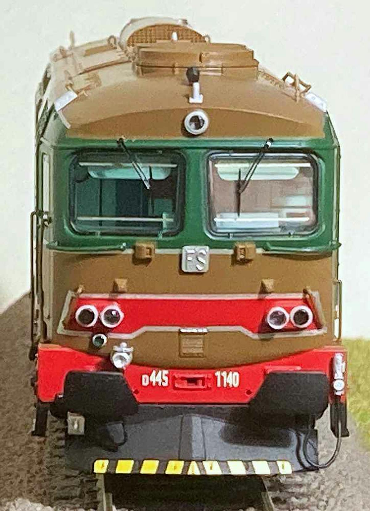 Os.kar 1128DS FS locomotiva diesel D.445.1140 livrea verde isabella di ...