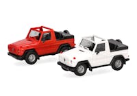 Herpa 012744 MiniKit 2 auto MB 190E colore blu/bianco