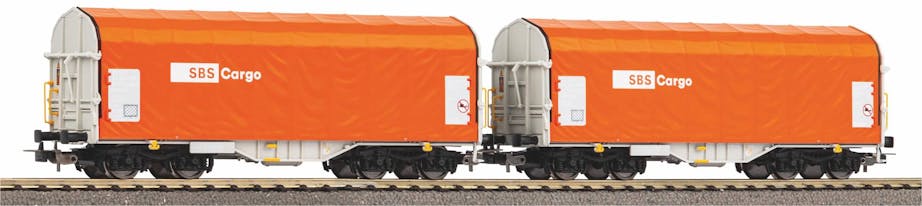 Piko 58292 SBB Cargo set due carri telonati VKS, ep.VI