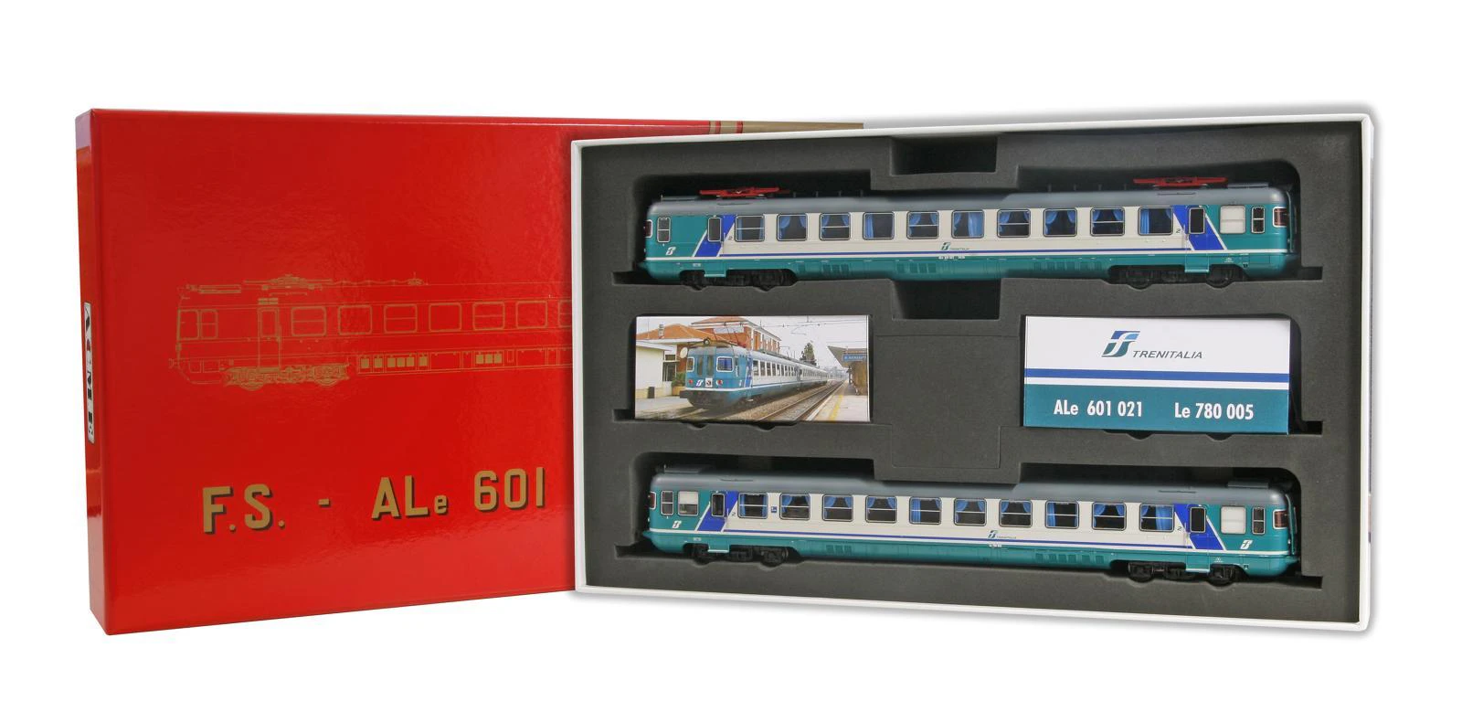 Rivarossi H0 1456 - Automotrice électrique FS Ale 803 + Remorque - Neuf