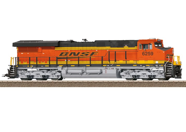 Trix 25446 Burlington Northern Santa Fe, LLC (BNSF) locomotiva diesel elettrica tipo GE ES44AC n.6259 - DCC Sound e fumo.