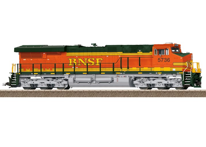 Trix 25447 Burlington Northern Santa Fe, LLC (BNSF) locomotiva diesel elettrica tipo GE ES44AC n.5736 - DCC Sound e fumo.