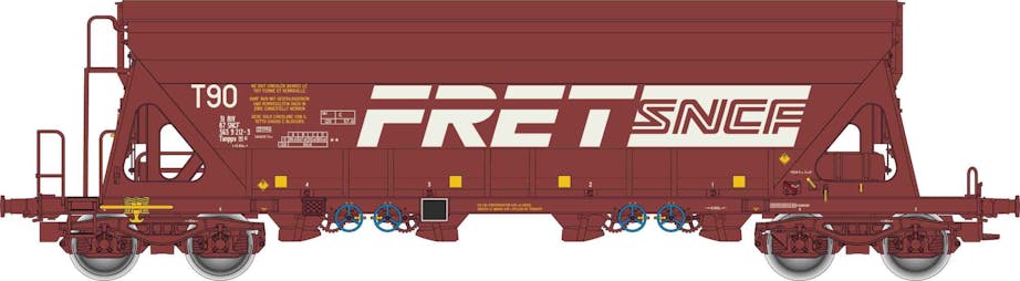 Albert Modell 565004 SNCF Fret carro tramoggia Tanpps, marrone, ep.V