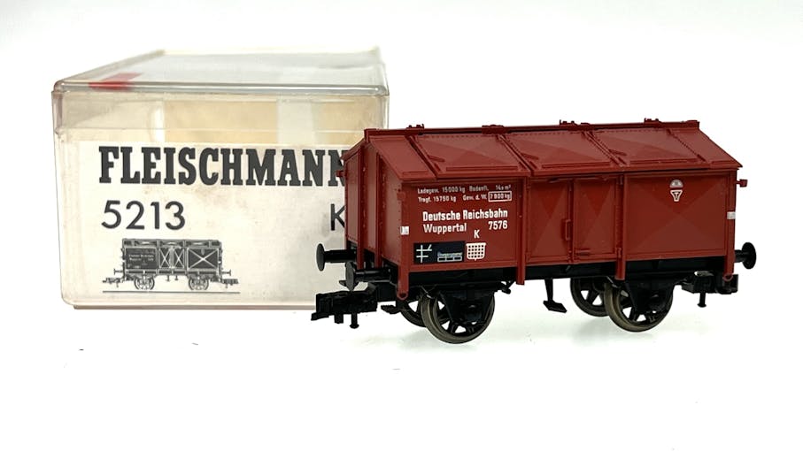 Fleischmann 5213 DR carro con portelli apribili, ep.I - Scala H0 1/87