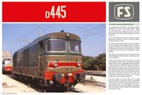 Arnold HN2654 FS, locomotiva diesel D.445, 1a serie, con vetri curvi, livrea originale verde "Isabella", ep. IV-V - Scala N 1/160