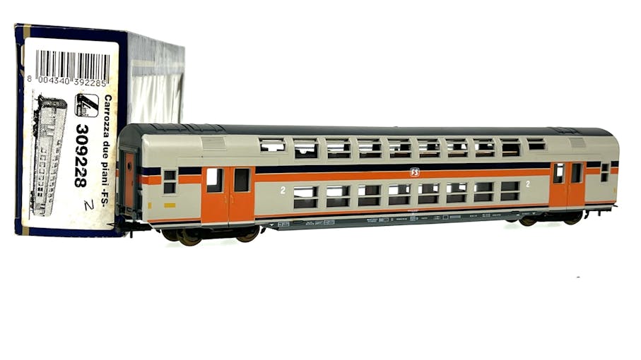 Lima 309228 FS carrozza a due piani livrea MDVC di 2cl.