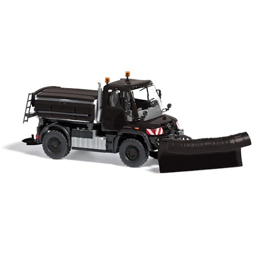 Busch 50933 Mercedes-Benz Unimog U 430, servizio invernale, nero