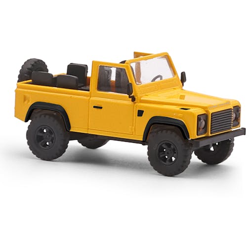 Busch 54392 Land Rover Defender 90 aperto, giallo