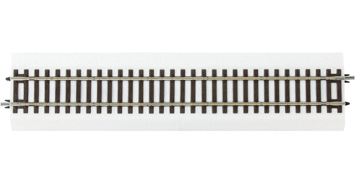 Roco 42500 Binario dritto G1 mm 230 con massicciata bianca e traverse ...