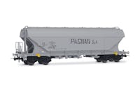 Rivarossi HR6678 FS, set di 2 carri tramoggia a pareti piane tipo Uas, livrea “Pagnan”, ep.VI