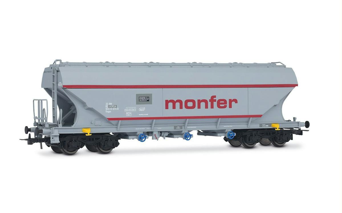 Rivarossi HR6677 I-ERSA, set di 2 carri tramoggia per trasporto cereali ...